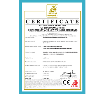 Certificado de atestación de electromagnético