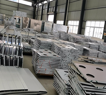 Un montón de materias primas