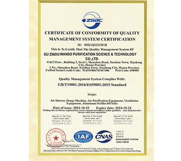 Certificado De Conformidad De Calidad